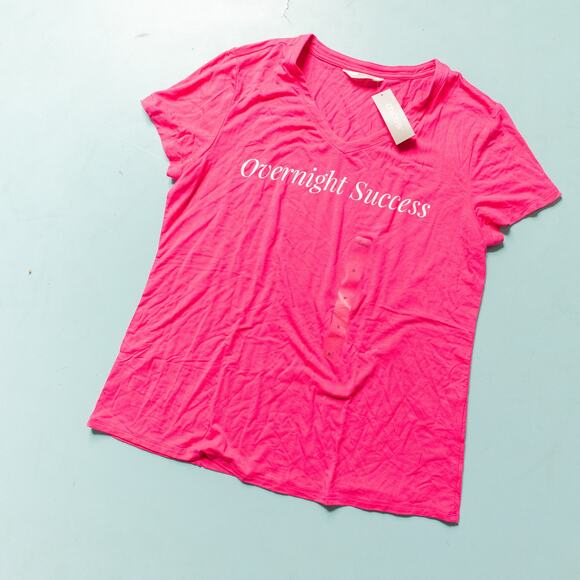 NEW Soma 2-Piece Rainbow Paisley Tee Pant Stretch Sleep Set Size Small - Picture 8 of 12